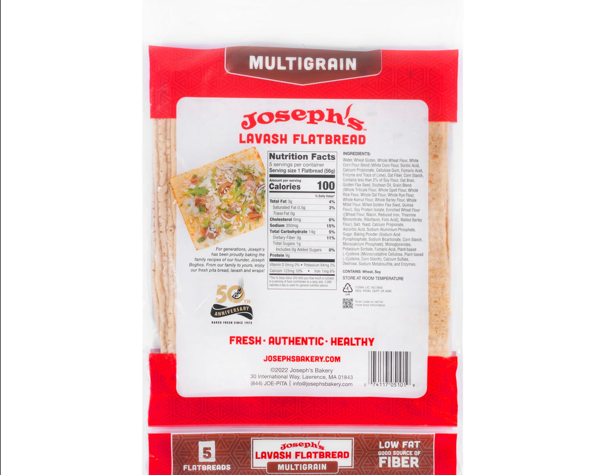 Multigrain Lavash Joseph's Bakery