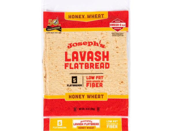 Joseph Flatbread Honey Wheat Lavash – Joseph's Bakery