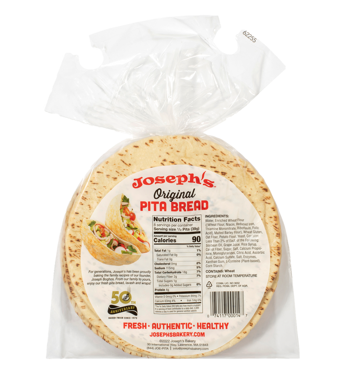 Original Pita Bread – Joseph's Bakery Original Pita Bread – Joseph's Bakery